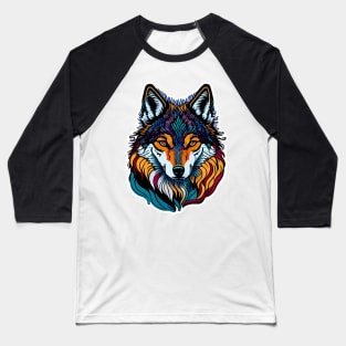 Lucky Rainbow Fox Baseball T-Shirt